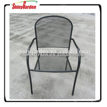 metal mesh steel frame outdoor garden chair powder coating finish furniture